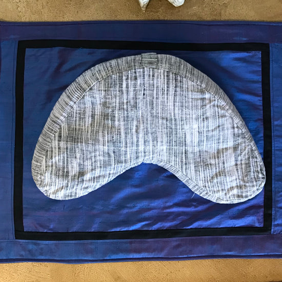 Image Title Asana Silk & Wool Meditation Mat